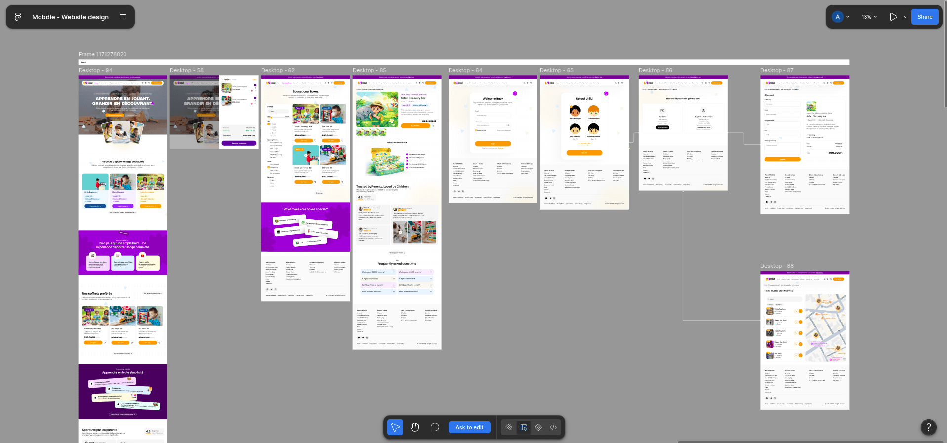 Mobdie Figma UI Design